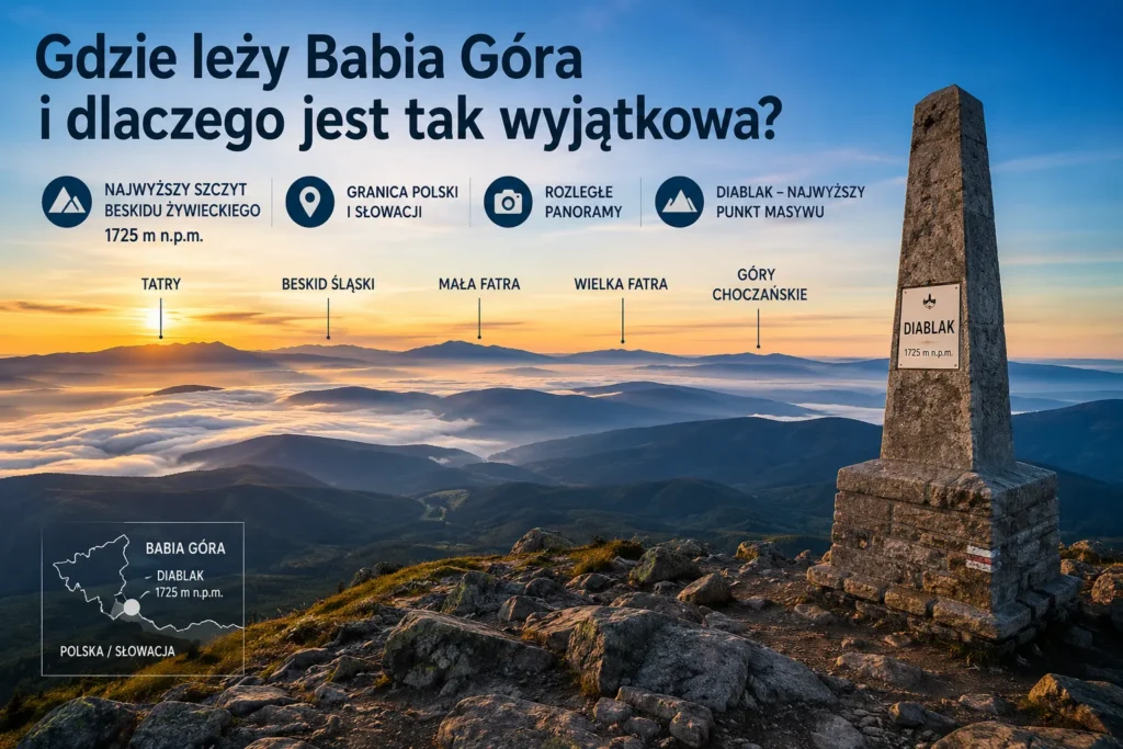 babia góra mapa