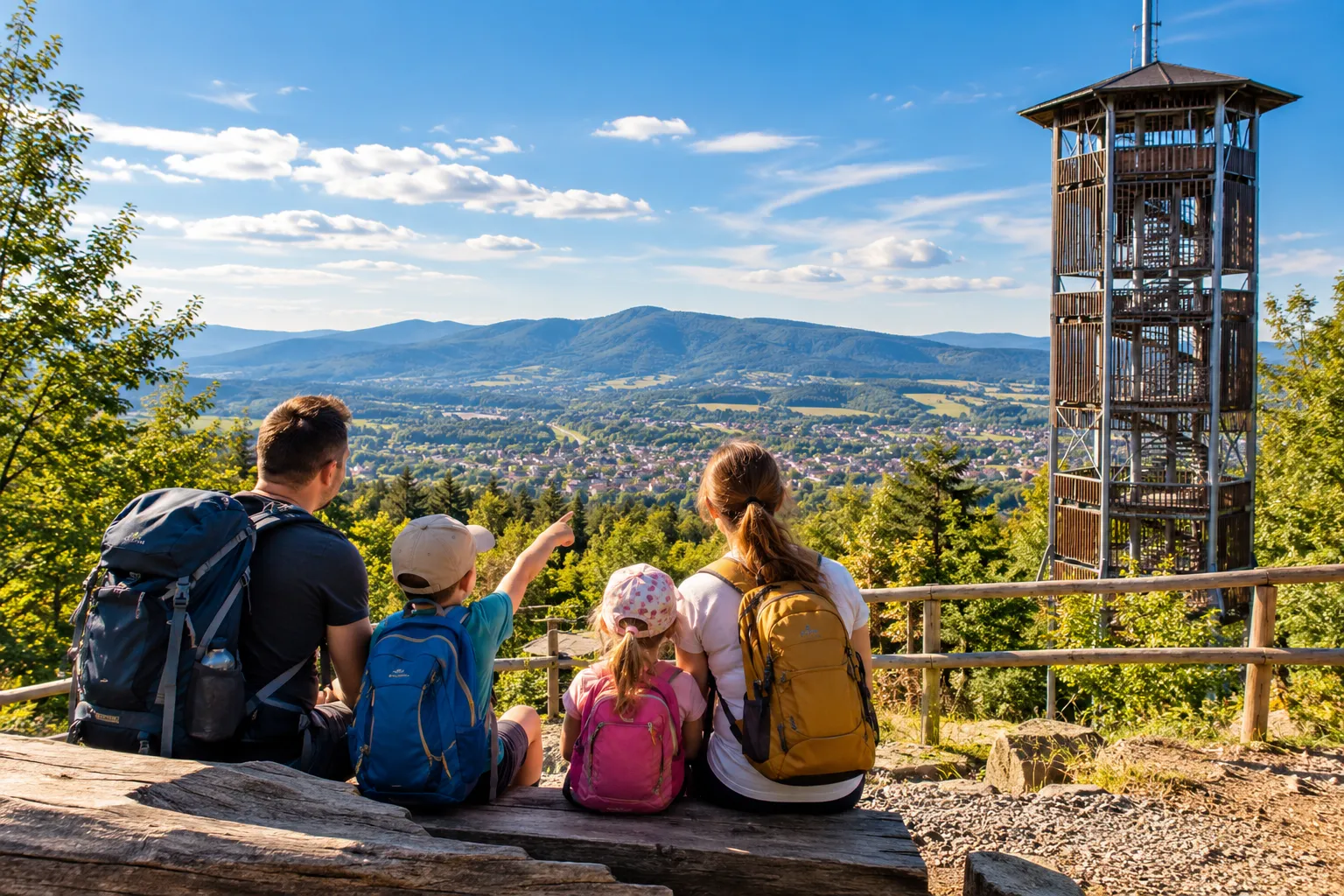beskid mały z dziećmi